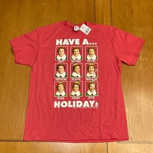 Men’s Elf Christmas Short Sleeve T-Shirt. Size L. NWT